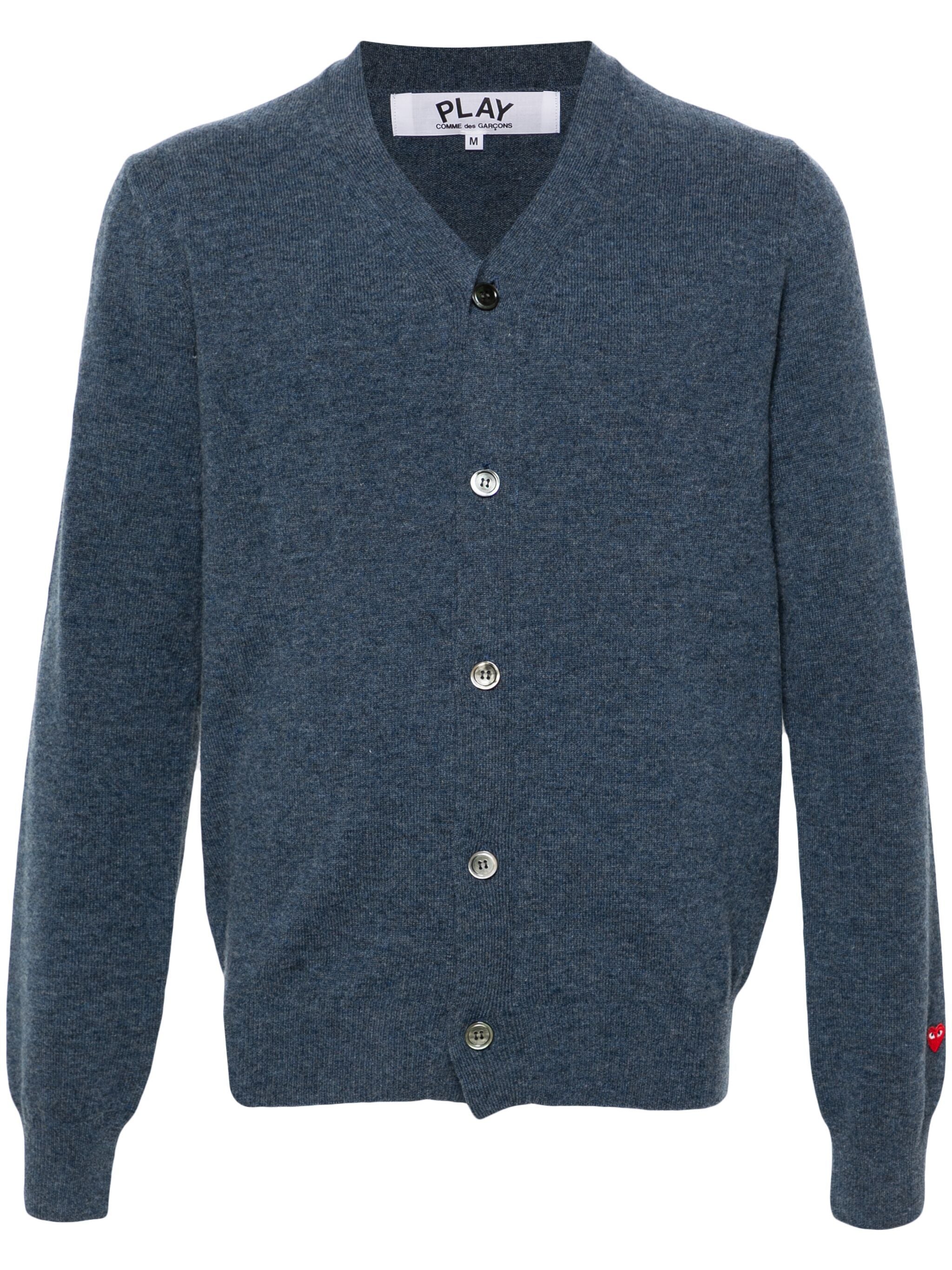 Comme des Garçons Play │ Unisex Knit Cardigan in Navy – Henrik