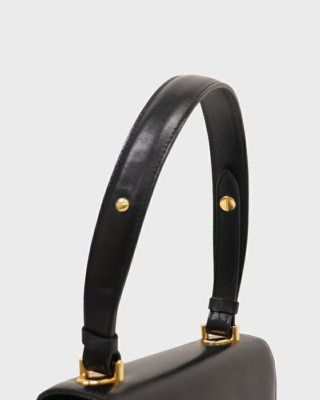 GIVENCHY ガンチーニ金具レザーハンドバッグ | Hedy