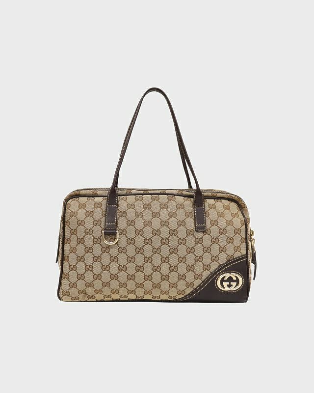 GUCCI GGキャンバスハンドバッグ | Hedy