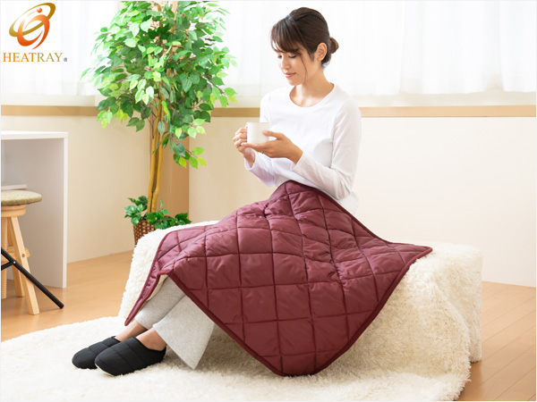 オーラ蓄熱足湯気分キルト 裏フリースタイプ（半身浴サイズ） | 【公式