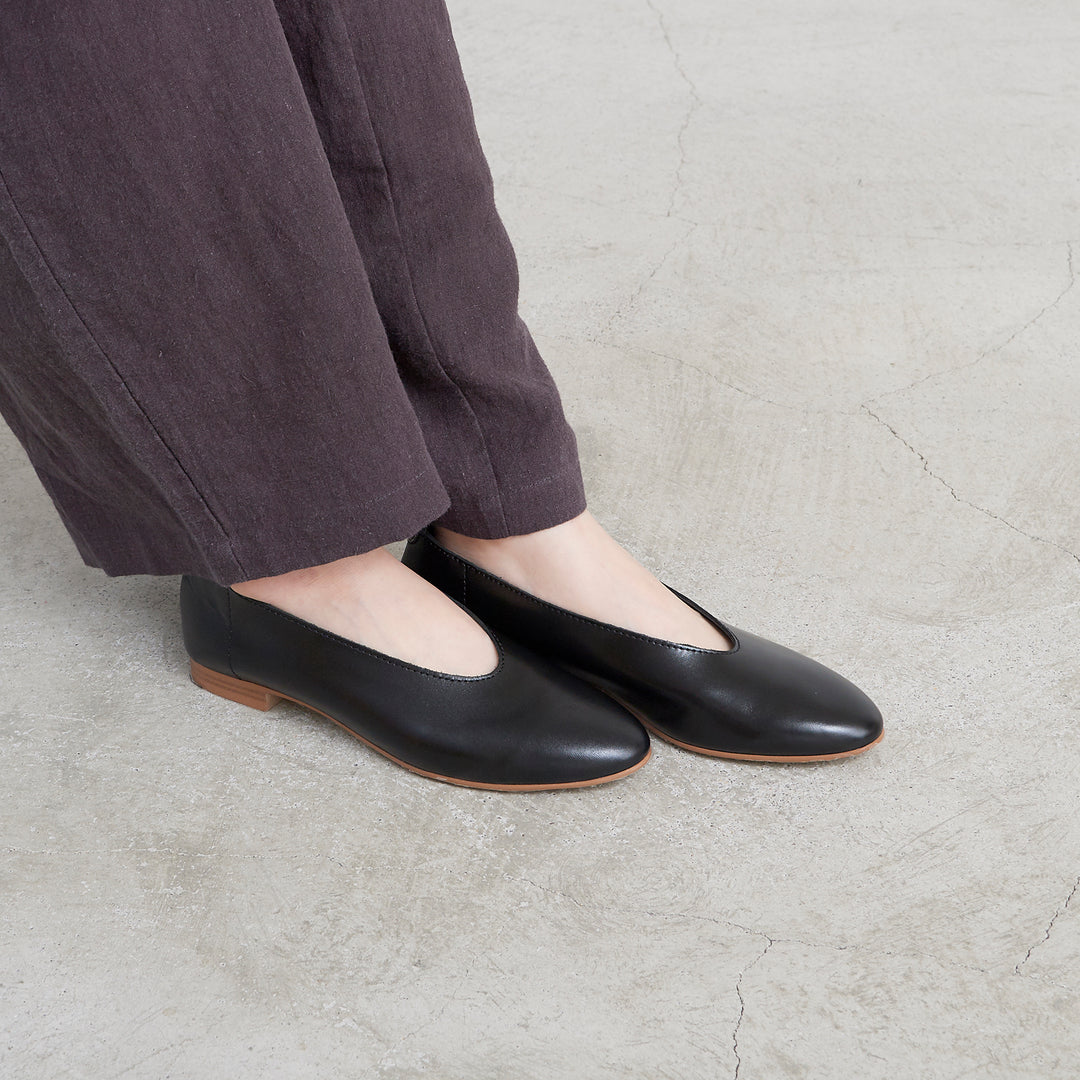 STILMODA スティルモーダ］ 2025 Leather Flat Shoes レザー フラット