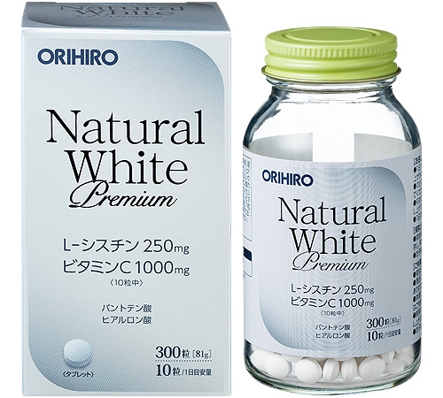 ナチュラルホワイトプレミアム 300粒 | 商品紹介 | オリヒロ株式会社