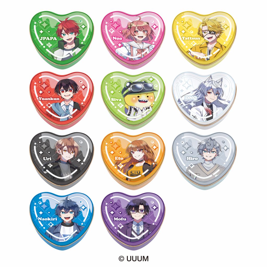 カラフルピーチハートシールチョコ - 株式会社ハート