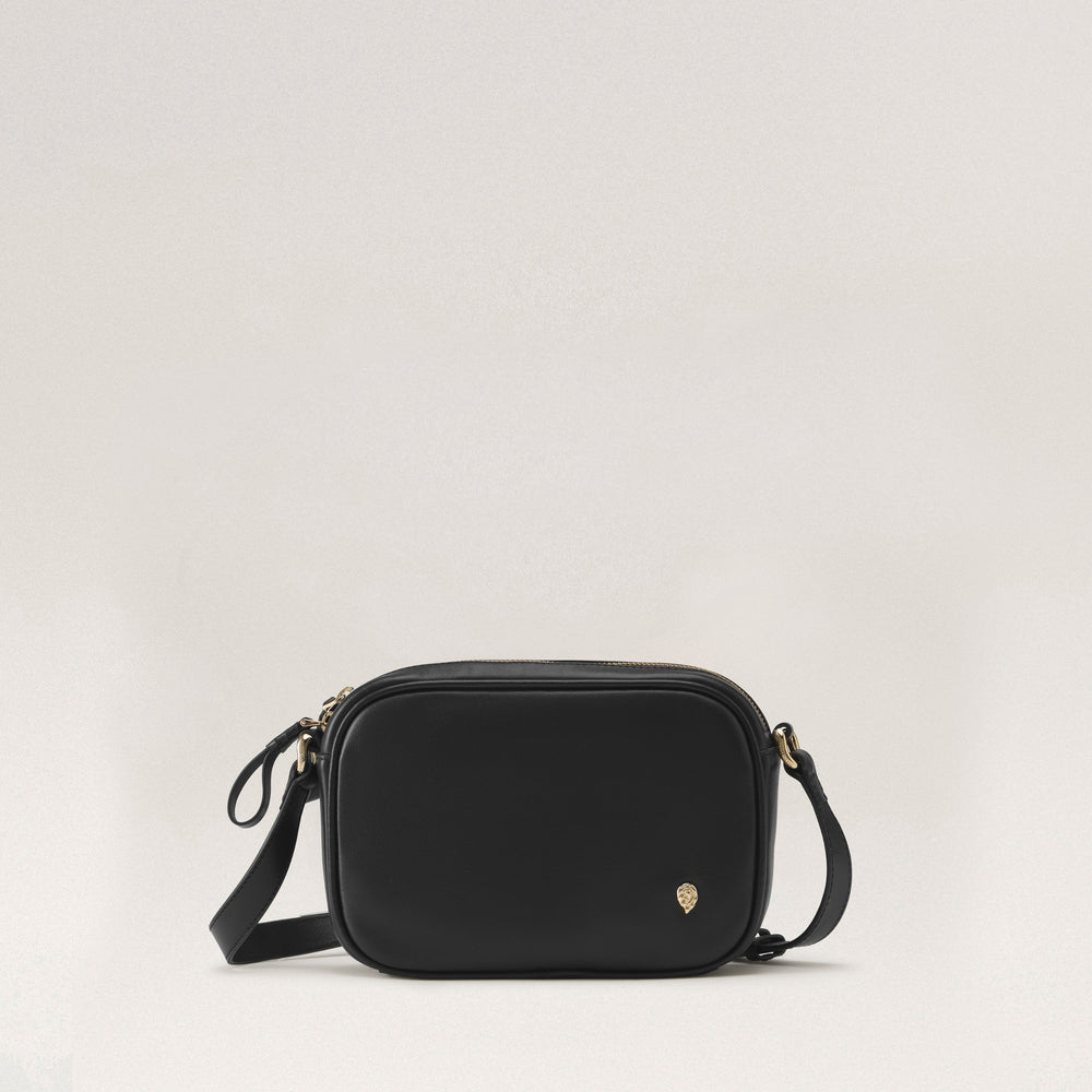 Shop the Libi Leather Camera Bag in Black | Helen Kaminski