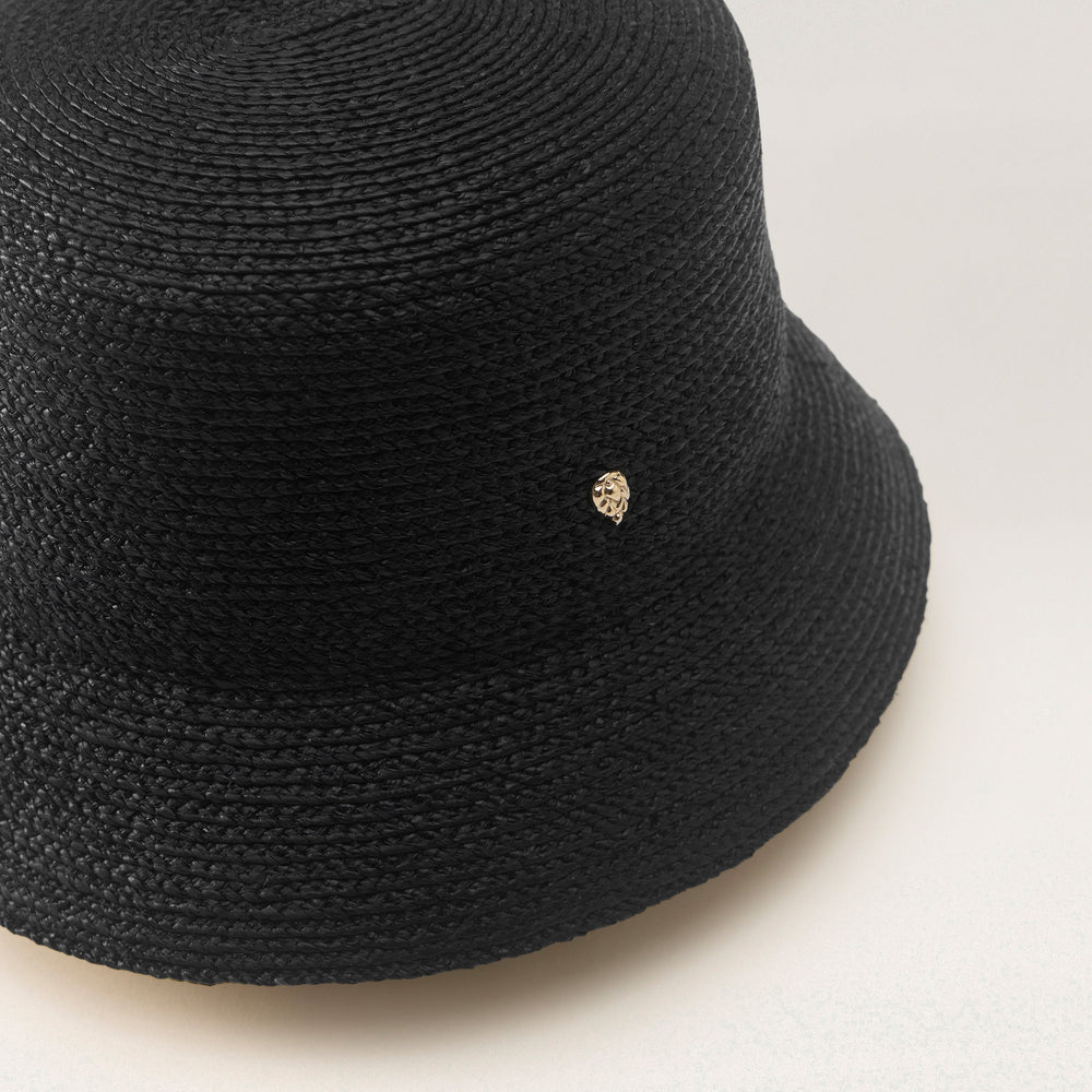 Shop the Malia Classic Bucket Hat in Charcoal | Helen Kaminski