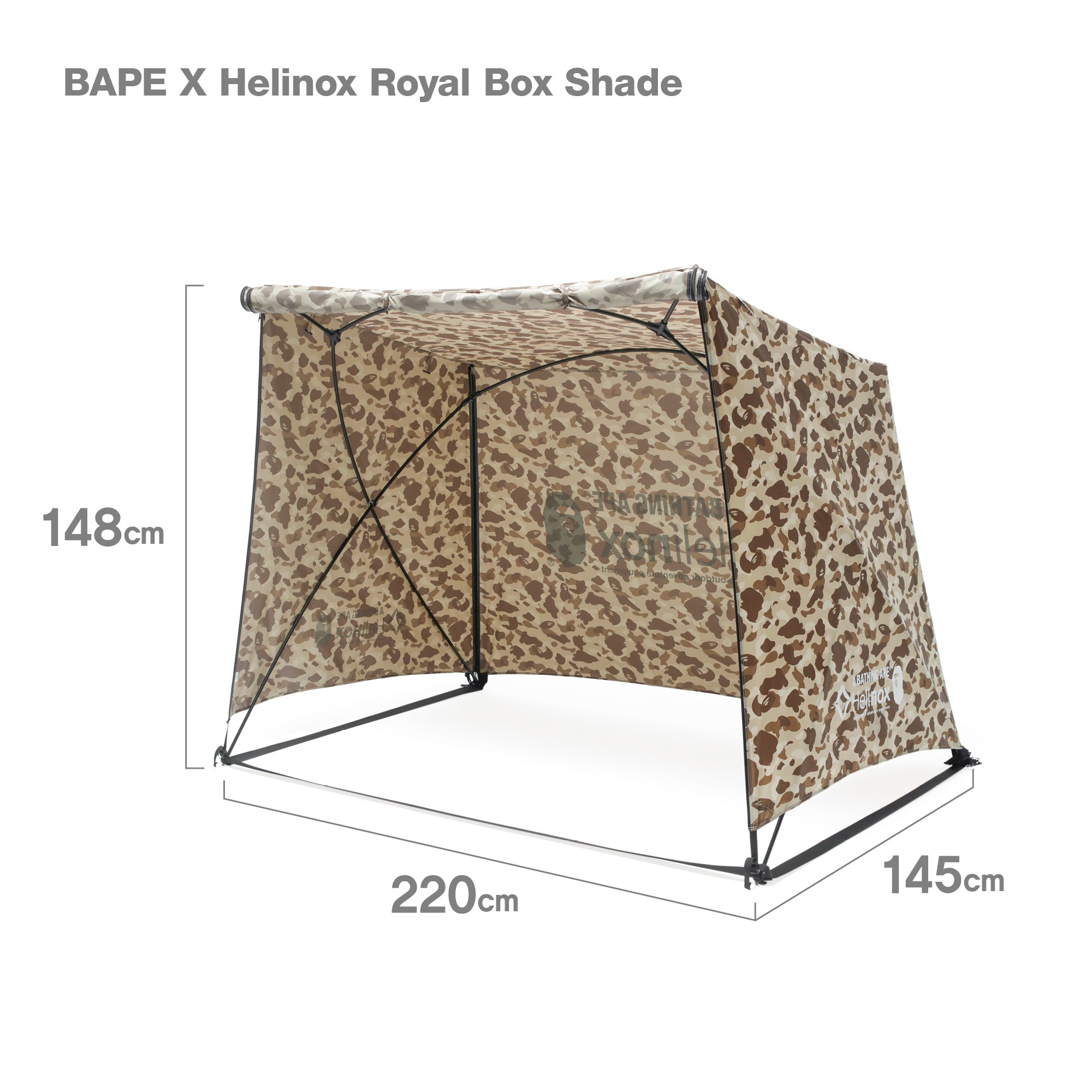 23SS BAPE x HX Royal Box Shade - BAPE CAMO – Helinox Japan