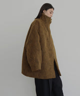 シャギースタンドカラーコート – hellam