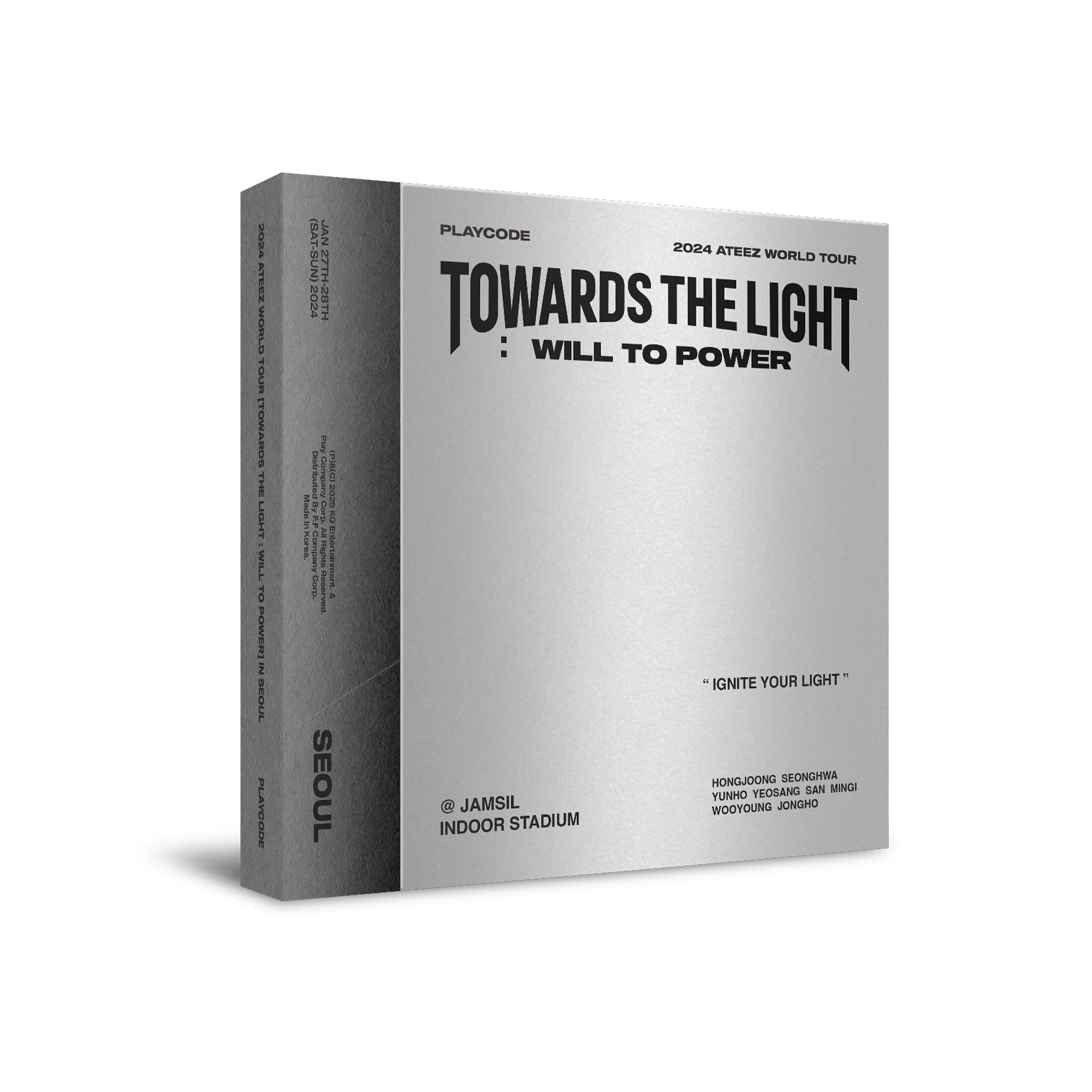 ATEEZ - [TOWARDS THE LIGHT : WILL TO POWER] IN SEOUL (PLAYCODE