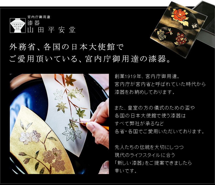 大切な一枚を艶やかに彩る漆器のフォトフレーム | 宮内庁御用達 漆器