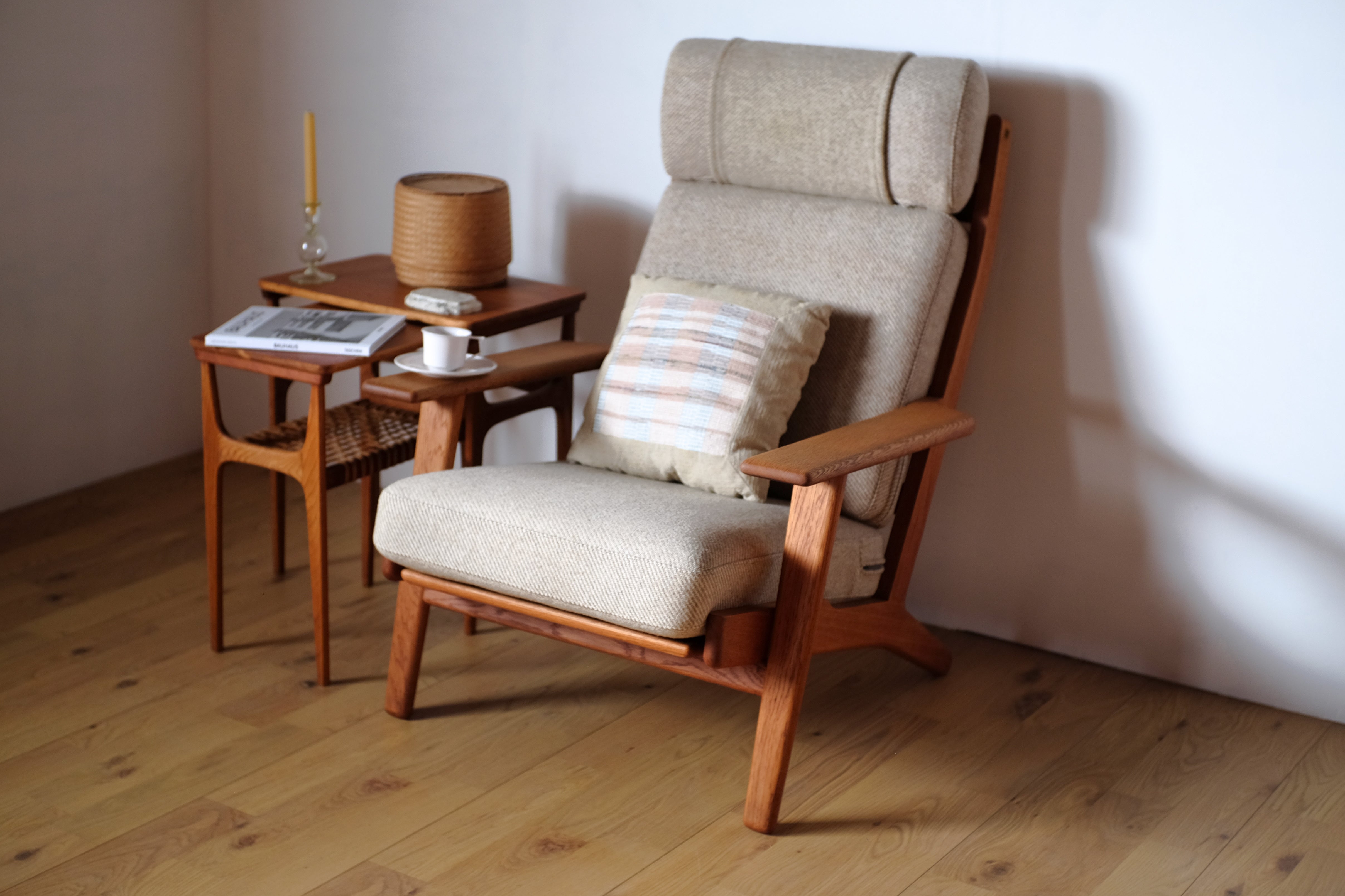 北欧ヴィンテージ Hans J Wegner GE290A 1seater High Back ハンス J