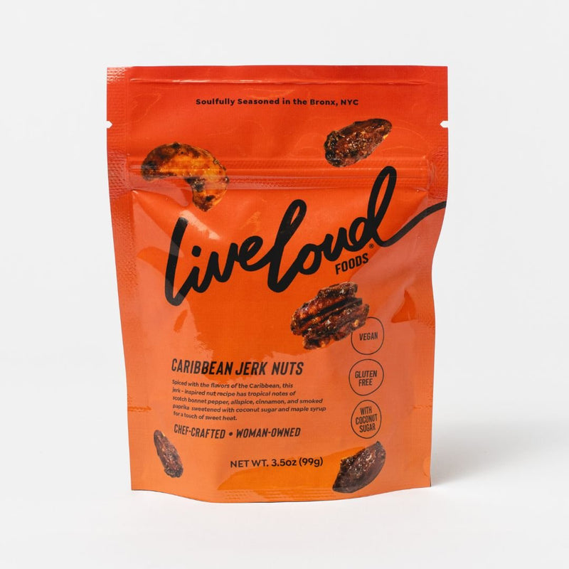 Caribbean Jerk Seasoned Mixed Nuts by Live Loud Foods | Nuts