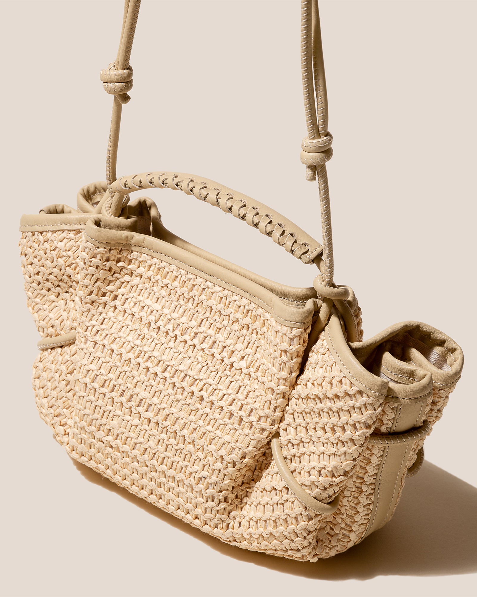 ARTA MINI RAFFIA - Pleated Crossbody Bag – Hereu Studio
