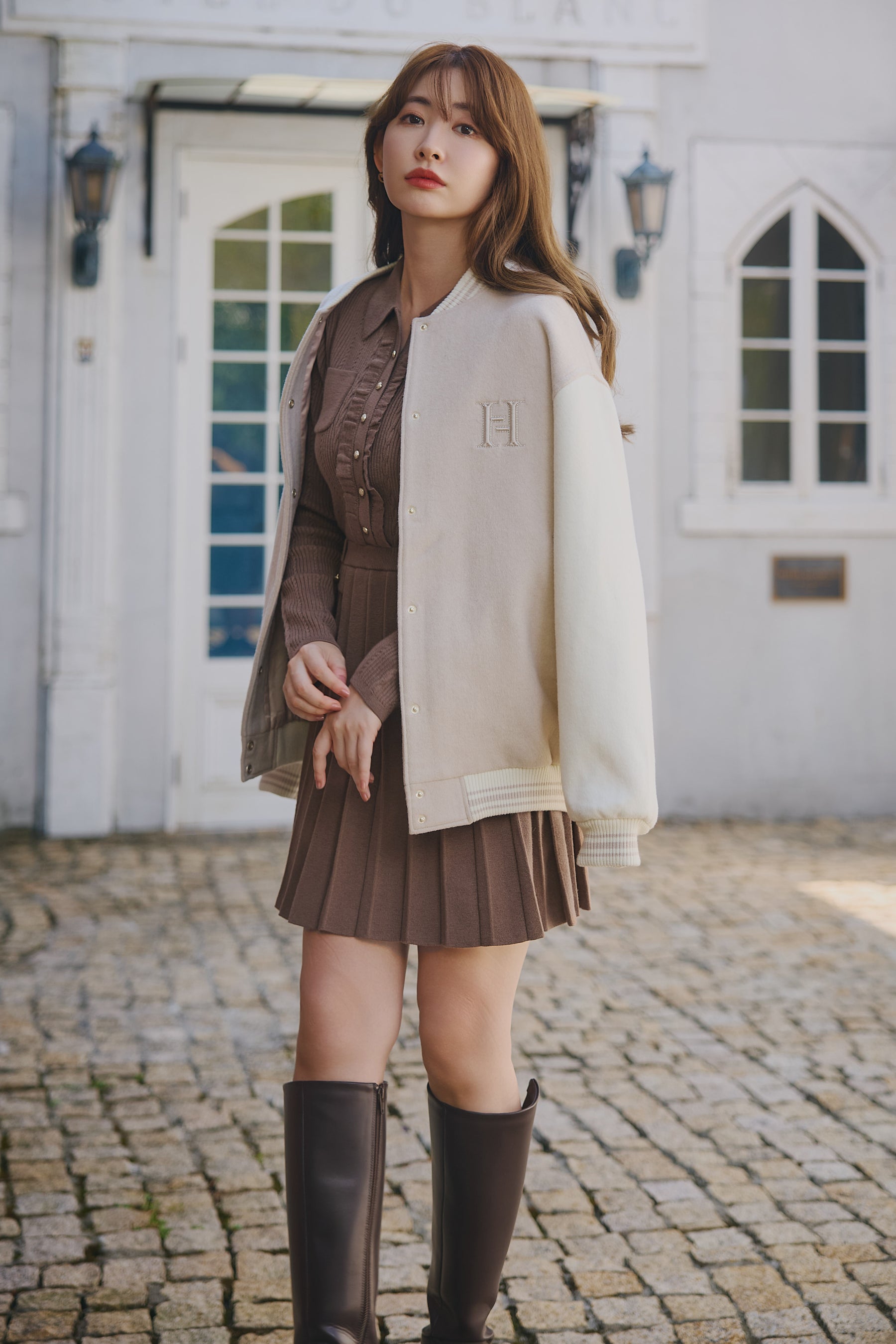 H Logo Varsity Jacket