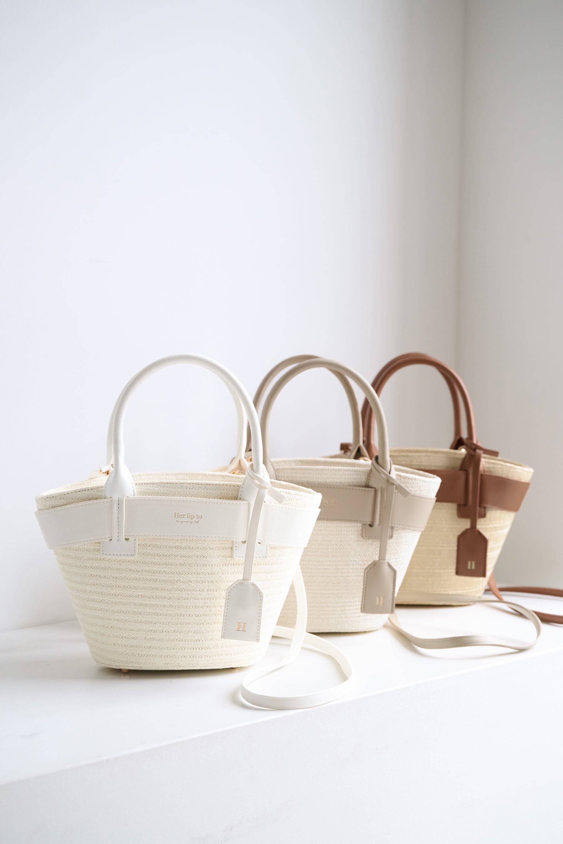 Herlipto Palma Mini Tote Bags white ホワイト Herlipto Palma Mini