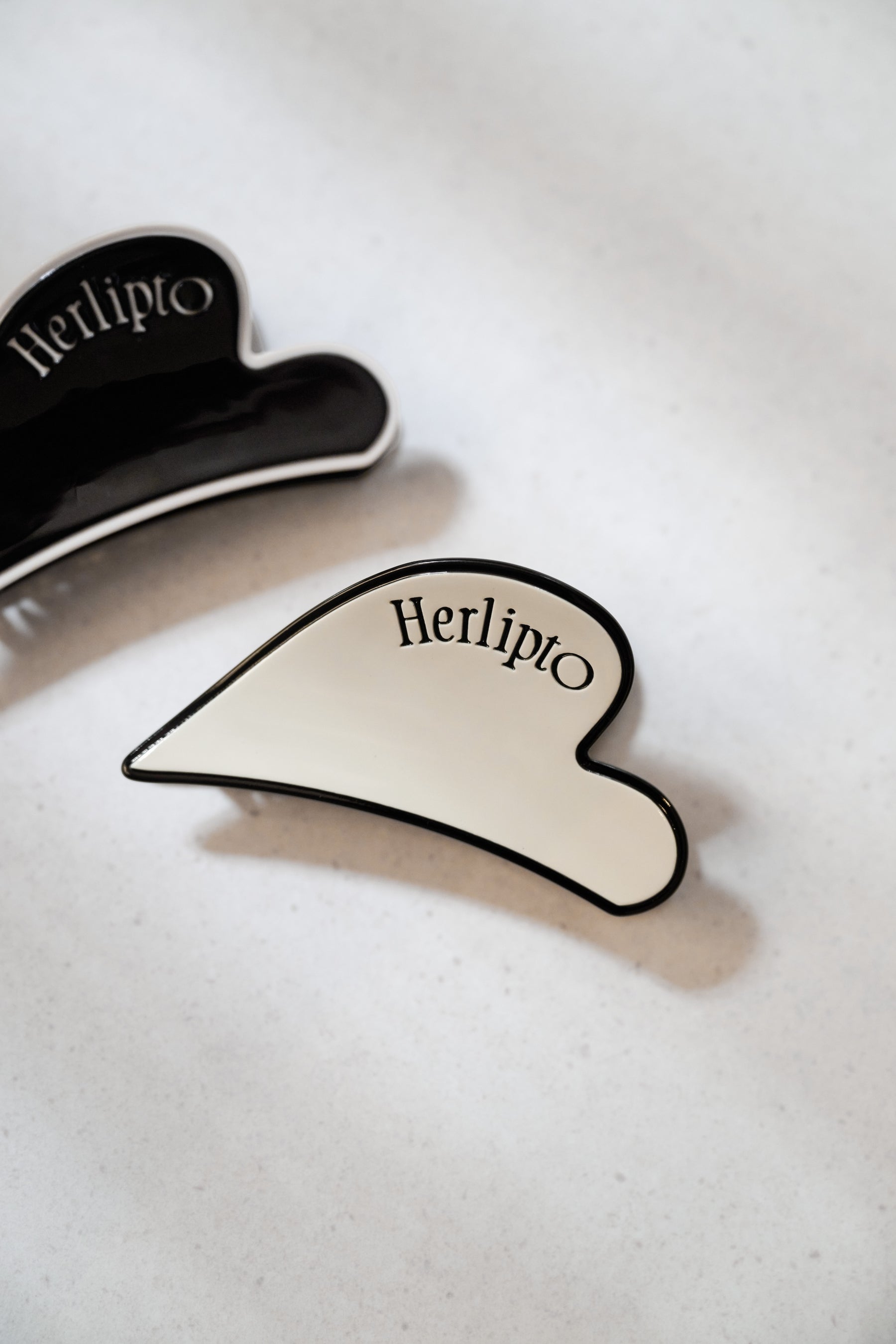 Bicolor Heart Hair Clip