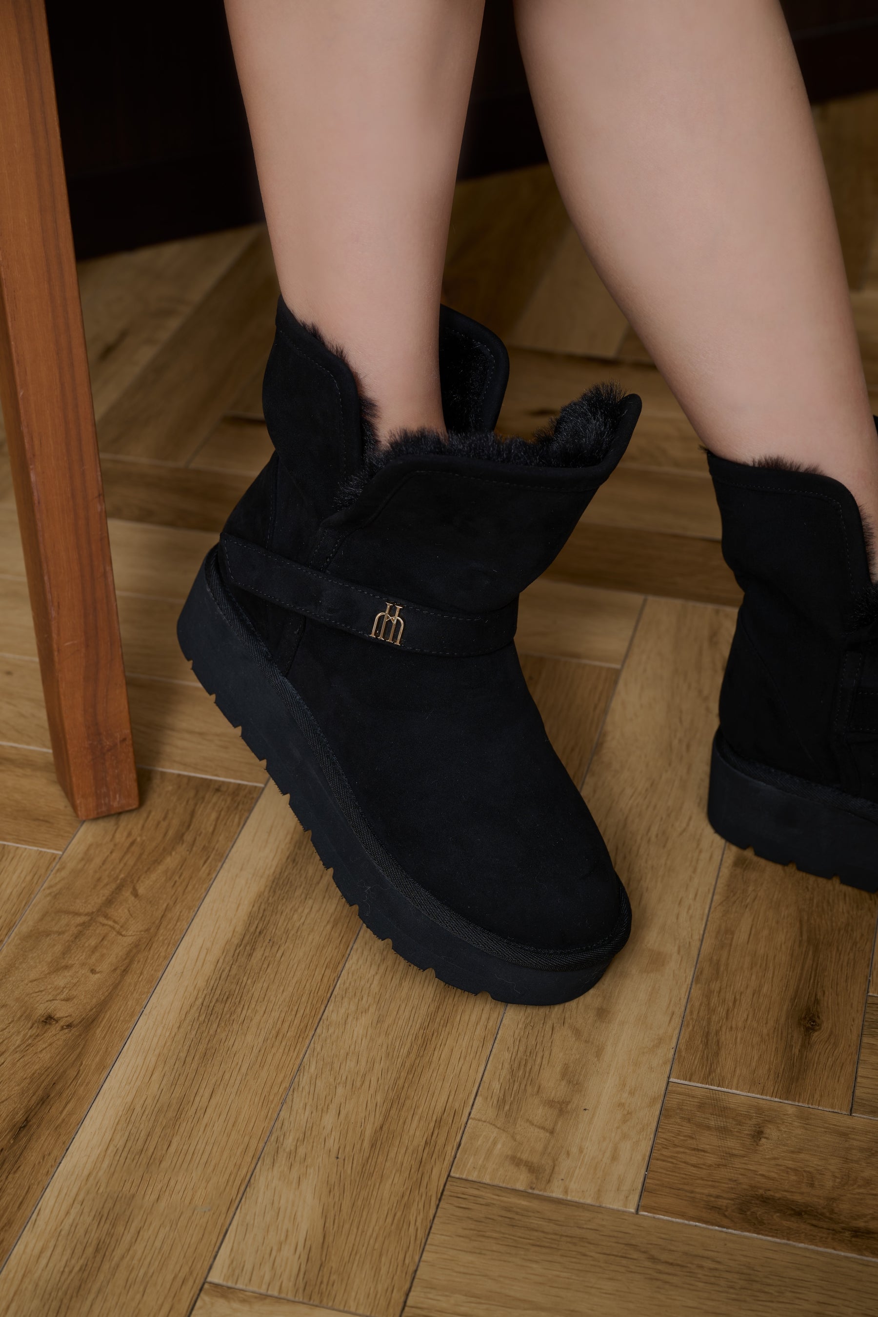 Trois Shearling Boots