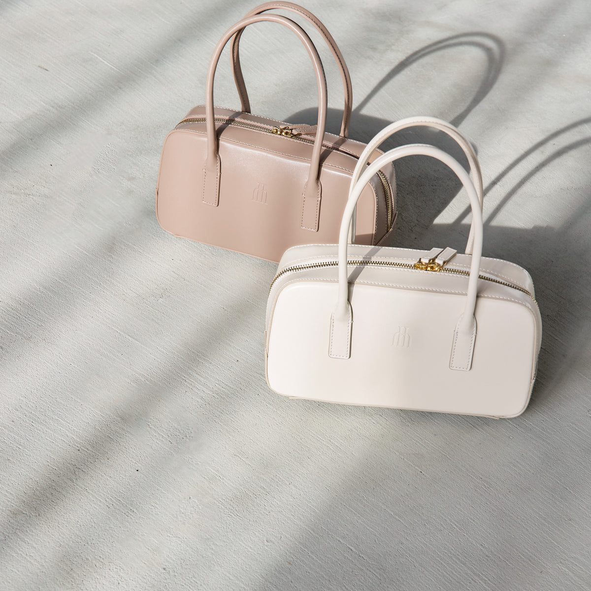 Trois Logo Mini Boston Bag