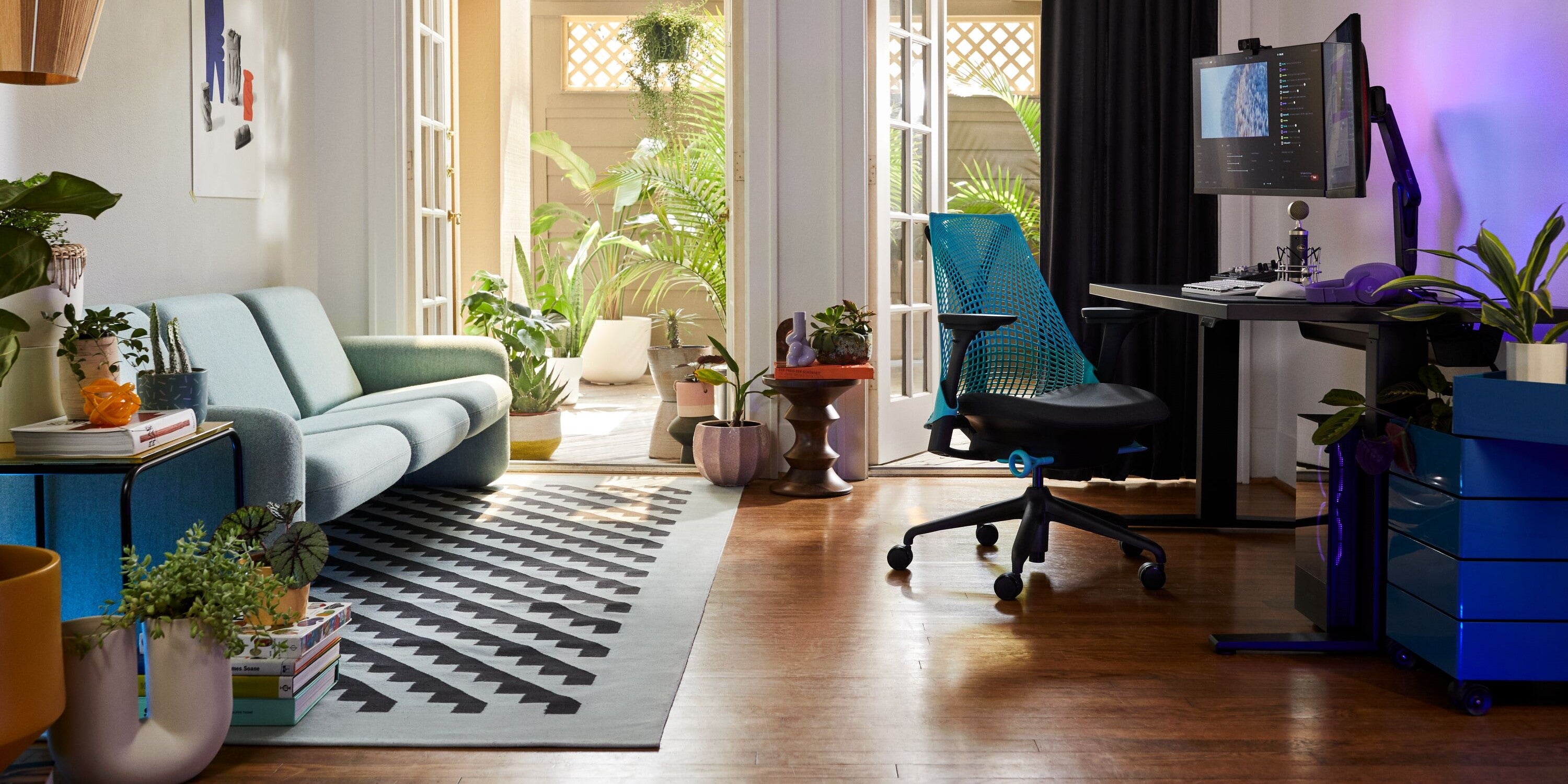 セイルチェア ゲーミングエディション *オーシャンディープ｜ハーマン