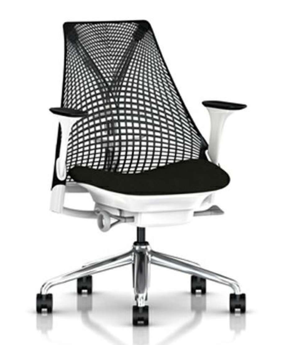 セイルチェア - ホワイトフレーム/ポリッシュドベース | ハーマン