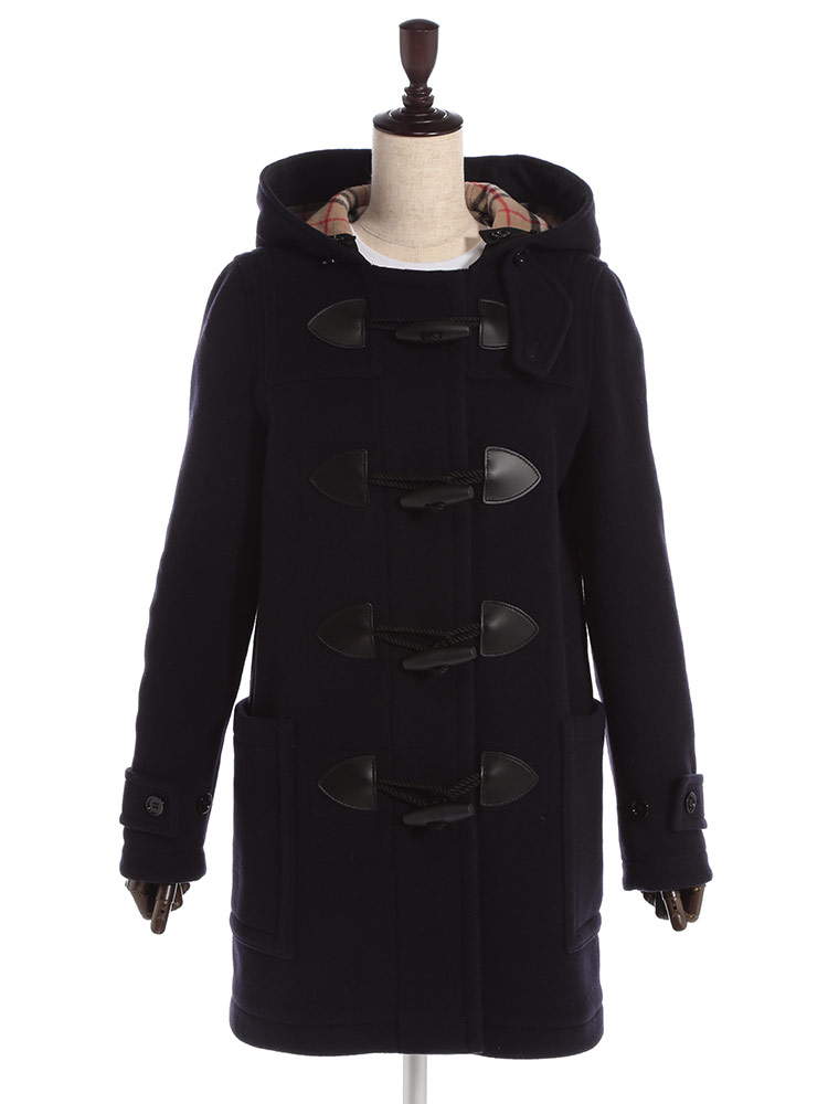BURBERRY バーバリー レディース ダッフルコート ウール メルトン
