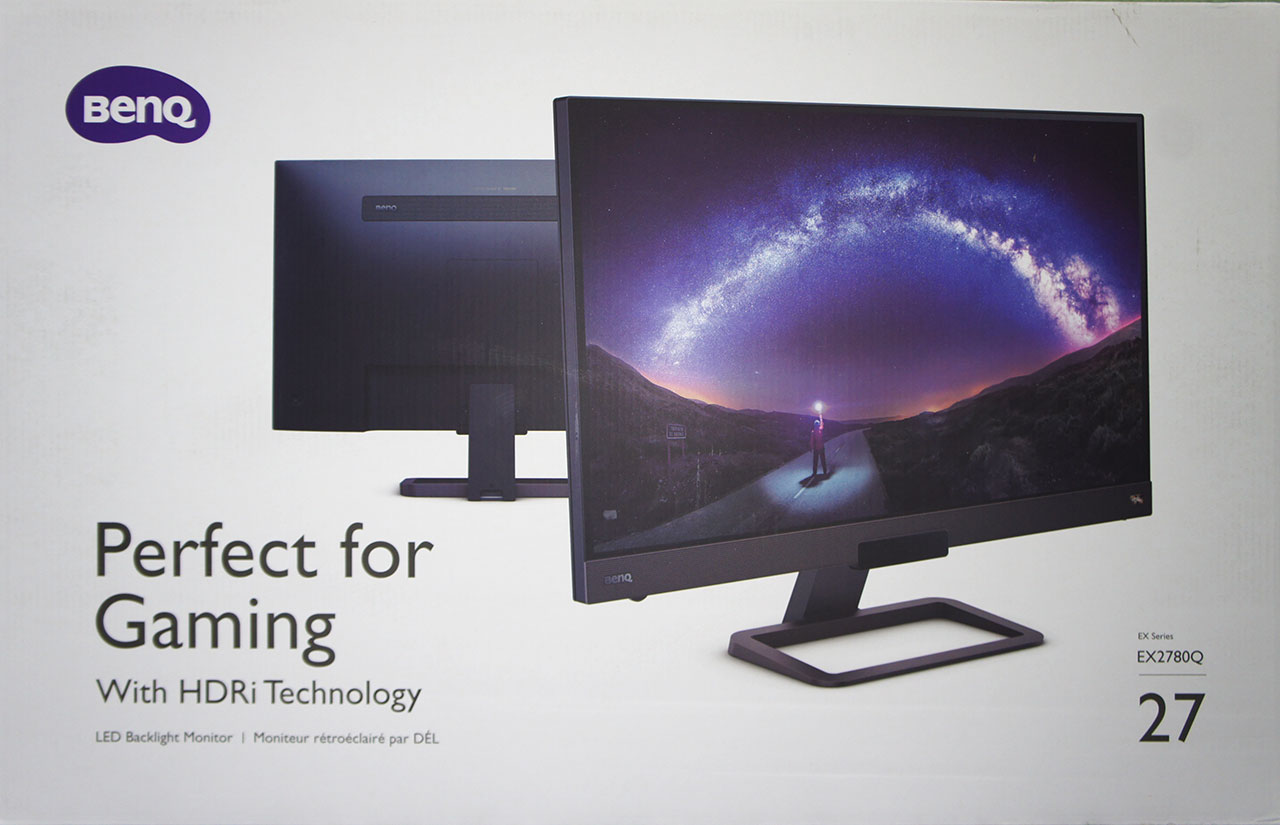 BenQ EX2780Q」購入。WQHD/144Hzでスピーカーとリモコンまで付いた