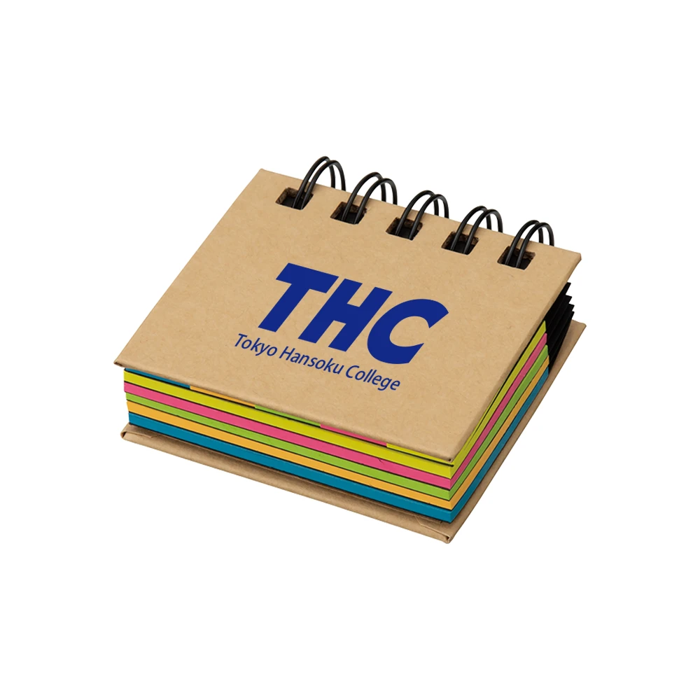 Wリングエコ付箋セット【販促花子ノベルティ】