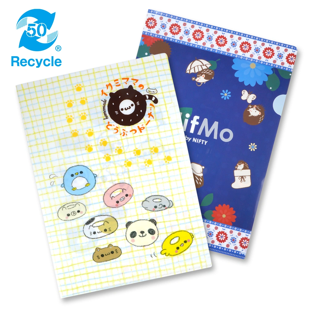 A4クリアファイル【販促花子ノベルティ】