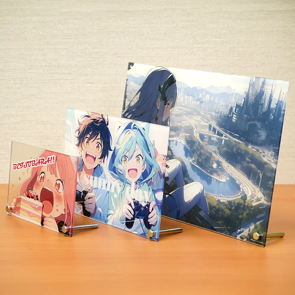 アクリルパネル A6サイズ【販促花子ノベルティ】