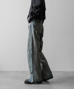 ssstein / シュタイン】DEFORMED FLARE VINTAGE DENIM JEANS - INDIGO