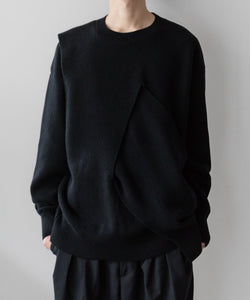 stein / シュタイン】CROSSOVER KNIT LS - BLACK | 公式通販サイト