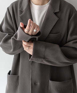 stein】OVERSIZED GRADATION PLEATS JACKET - D.GREIGE | 公式通販