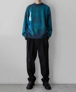 stein / シュタイン】OVERSIZED GRADATION MOHAIR LS - BLUE GREEN