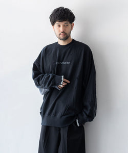 stein / シュタイン】OVERSIZED REBUILD SWEAT LS - DARK NAVY | 公式