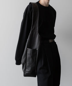 ssstein / シュタイン】LEATHER SHOULDER BAG - BLACK | 公式通販