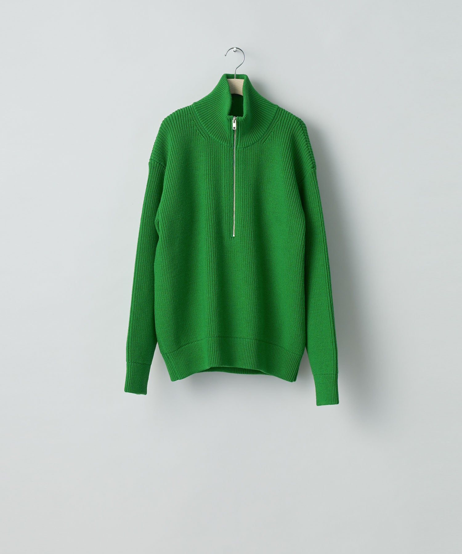 ssstein / シュタイン】OVERSIZED DRIVERS KNIT HALF ZIP PULLOVER