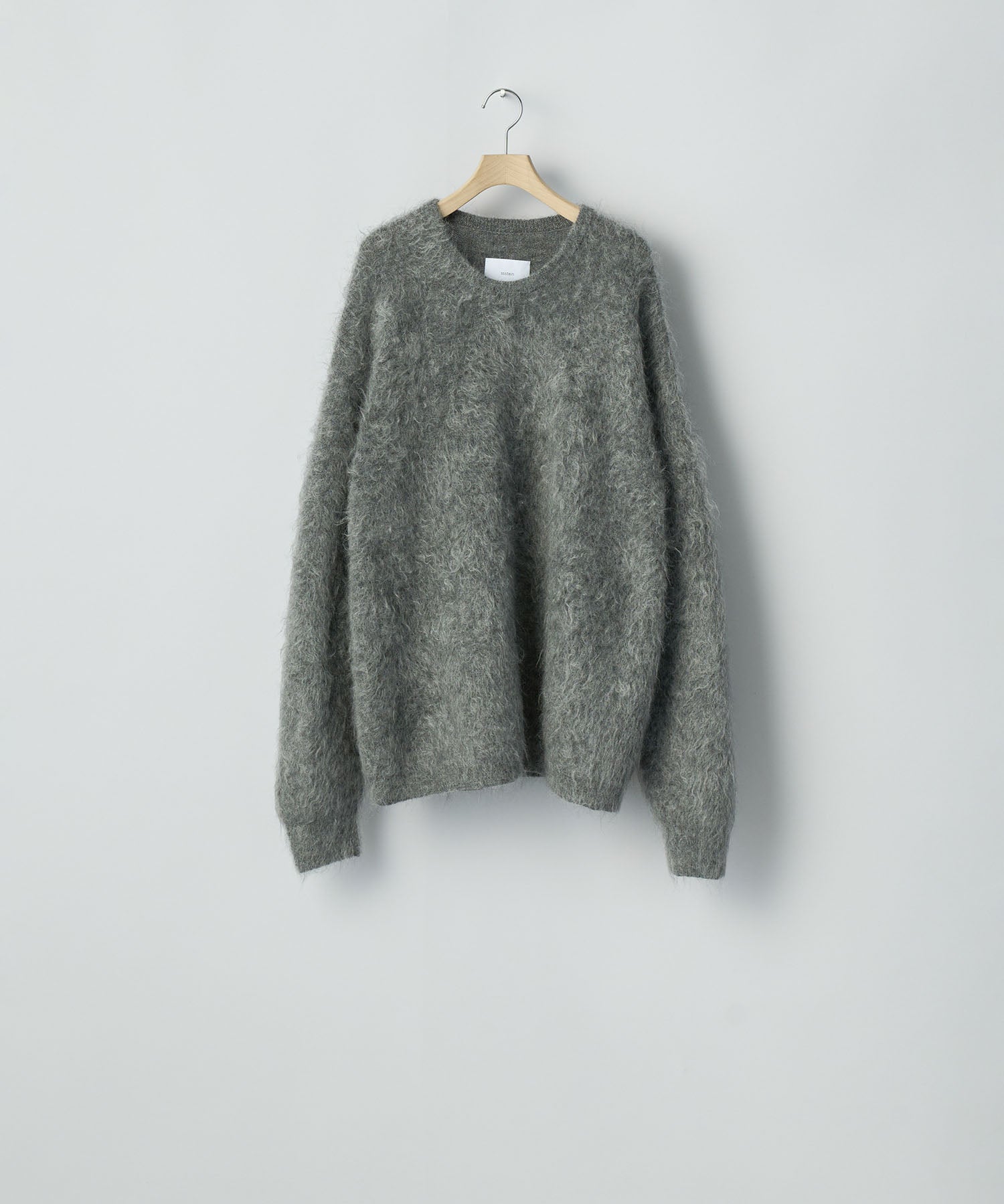 ssstein / シュタイン】KID MOHAIR KNIT CREW NECK LS - GREY | 公式