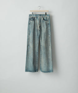ssstein / シュタイン】DEFORMED FLARE VINTAGE DENIM JEANS - INDIGO
