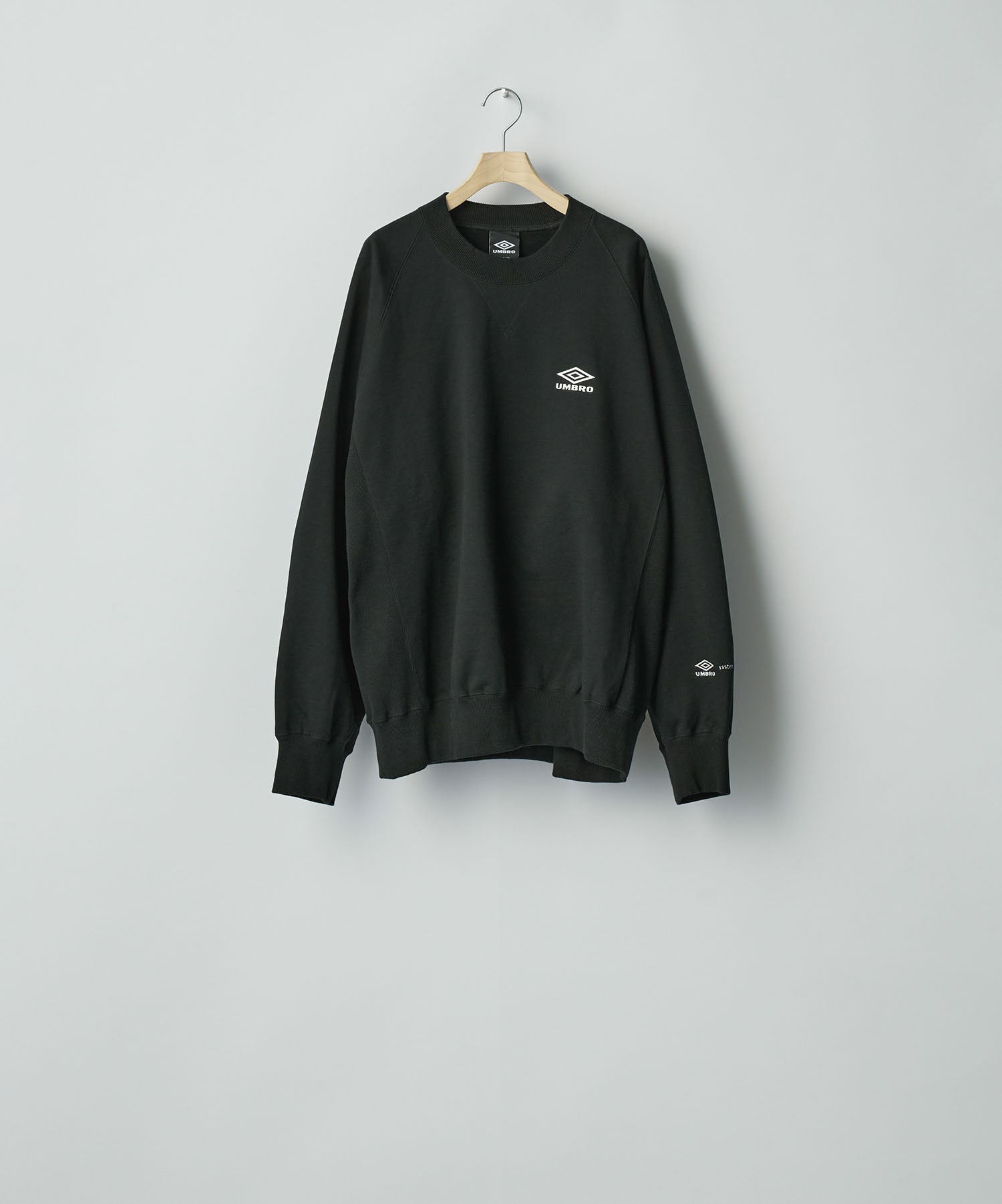 ssstein × UMBRO】HIGH GAUGE COTTON SWEAT LS - BLACK | 公式通販