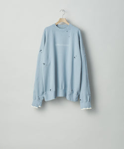 stein / シュタイン】OVERSIZED REBUILD SWEAT LS - GREY BLUE | 公式
