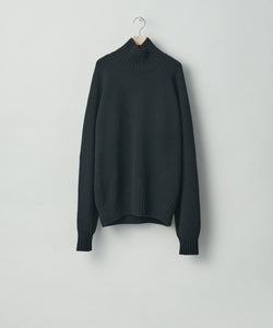 stein / シュタイン】EX FINE LAMBS LOOSE HIGH NECK KNIT LS - BLACK