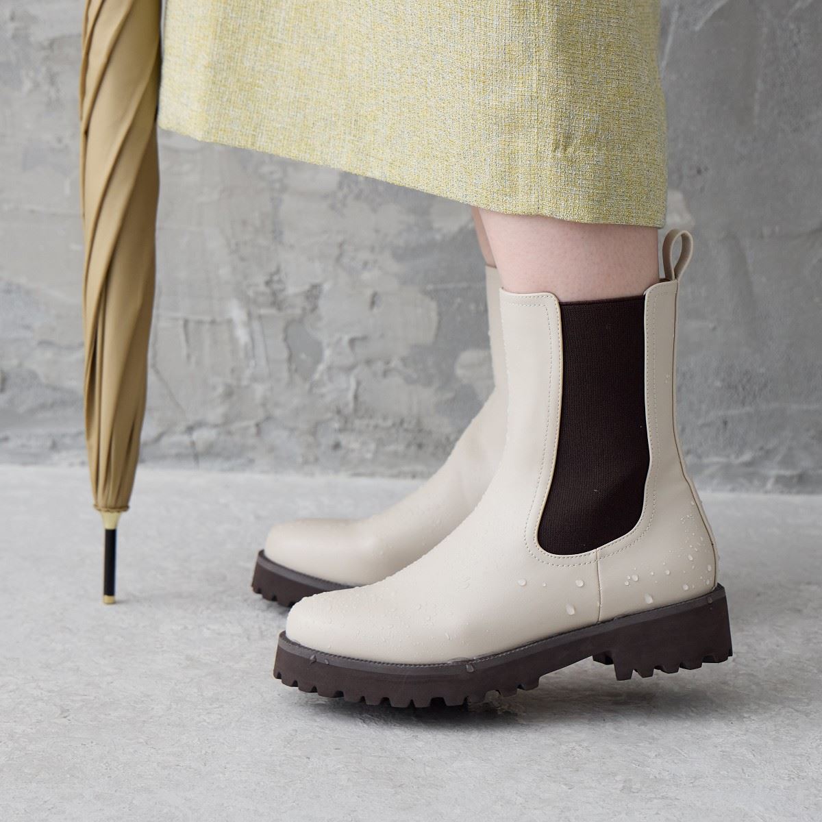 耐水】サイドゴアレインブーツ/644402