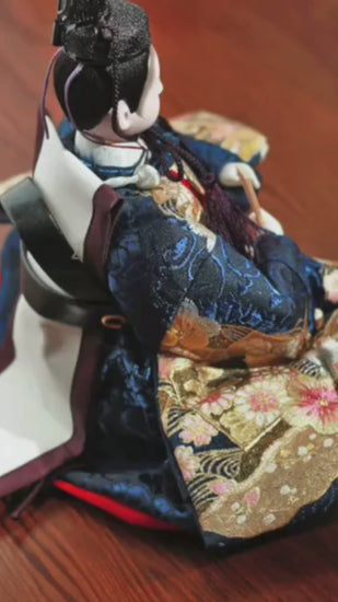 工房で職人が作り込んだ男雛と女雛の雛人形【れいめい雛】ひな祭りの