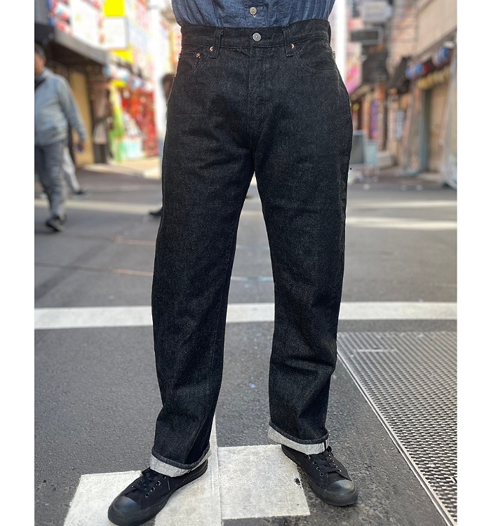 Sugar Cane – 14.25oz. BLACK DENIM – 1947 MODEL | HINOYA Official Site