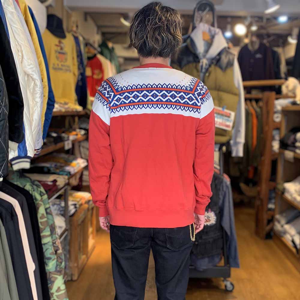 WHITESVILLE SNOW PATTERN ZIP SWEAT SHIRT WV69267 – HINOYA Online Store