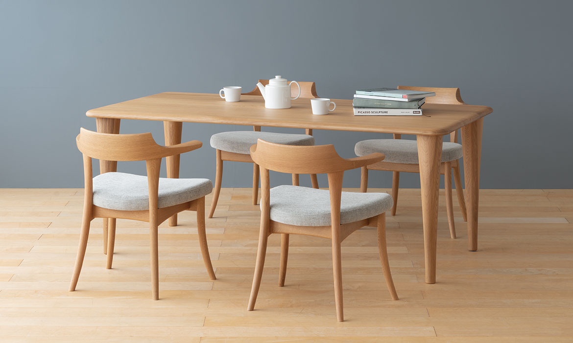 CRESCENT LDセミアームチェア | 飛騨産業株式会社【公式】 | 飛騨の