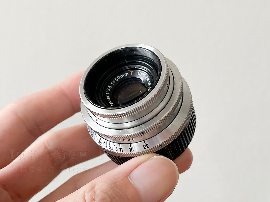 5年前に行った松陰神社に1950年前後製の小さいTessar 50mmと再訪