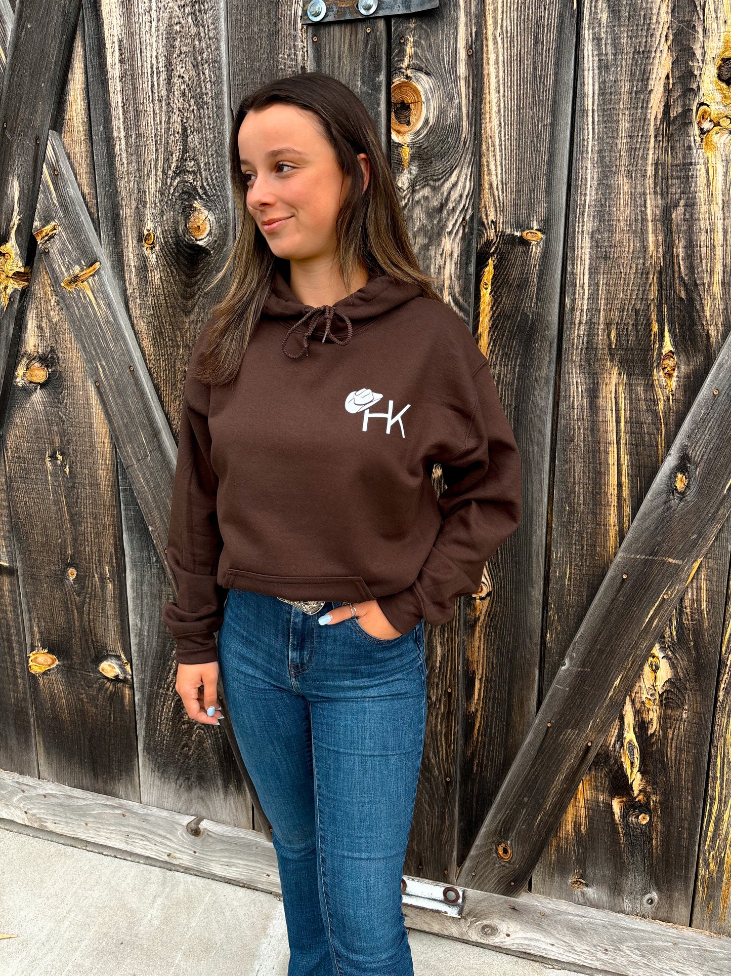 Outrider Hoodie – Chocolate Brown Western Hoodie | Hides & Kinds