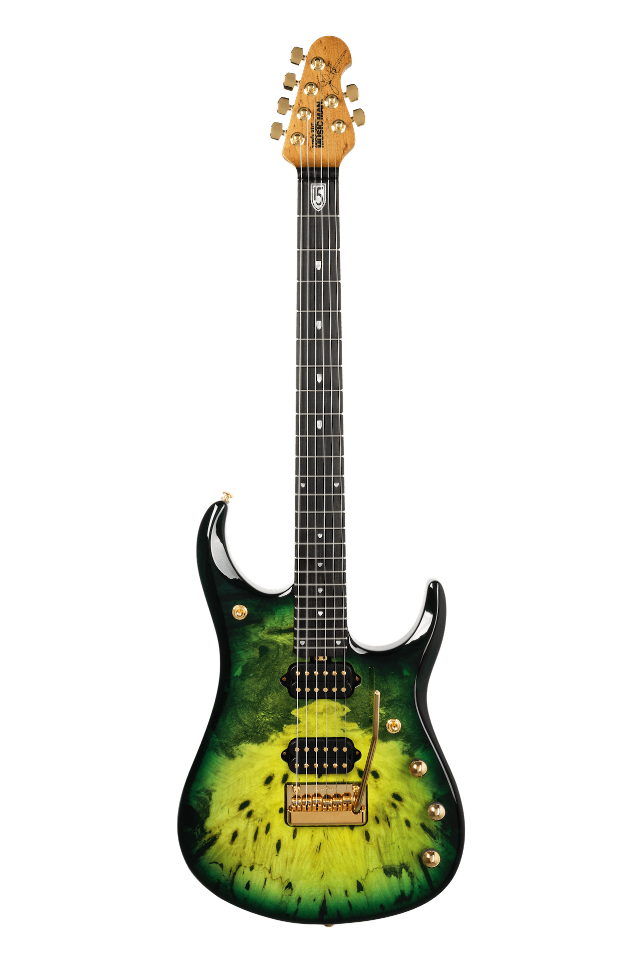 RESERVED* Ernie Ball Music Man BFR JP15 Toxic Sludge D01448