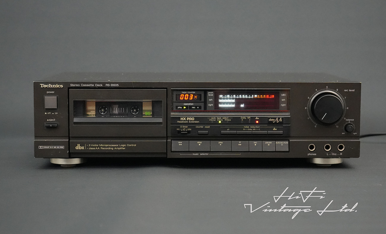 Technics RS-B605 Cassette Deck - HiFi Vintage