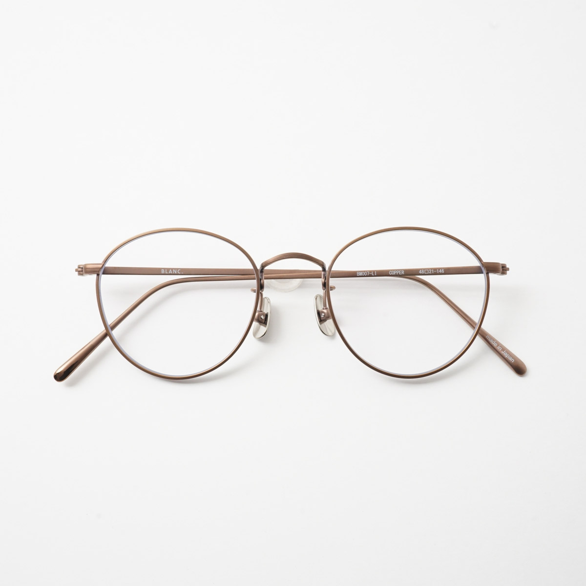 HibiMegane ONLINE SHOP | BLANC.. ブラン［BM007LI COPPER1/CLR 48